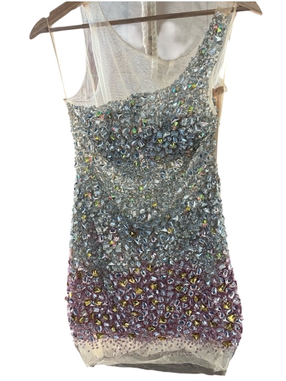 Pink Rhinestone Covered Party Dress! NWT